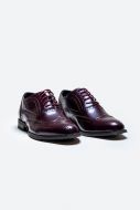 Scarpa stringata bordeaux cavani stile all'inglese  