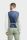 Sage green cavani checked tweed dress with waistcoat