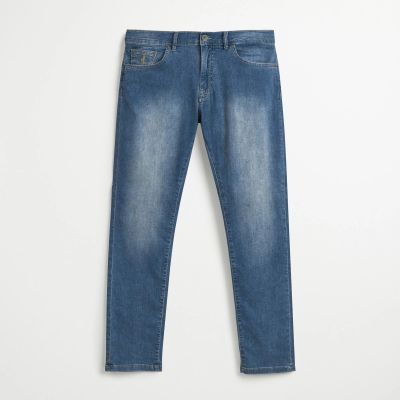Slim fit jeans light stretch denim mcs light wash