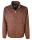 Blue sea barrier jacket with micro-perforated suede effect