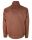 Blue sea barrier jacket with micro-perforated suede effect