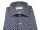 Camicia pancaldi blu fantasia geometrica slim fit 