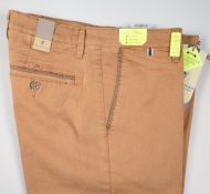 Sea barrier trousers rust cotton stretch modern fit