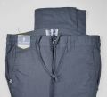 Pantalone blu sea barrier cotone e lino modern fit
