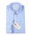 Camicia pancaldi azzurra in cotone stampato regular fit 
