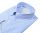 Camicia pancaldi azzurra in cotone stampato regular fit 