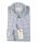 Camicia pancaldi blu in cotone stampato regular fit 