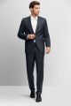 Abito blu a quadri digel drop sei modern fit in lana vitale barberis canonico 