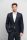 Blue checkered wool jacket drop four short by vitale barberis canonico