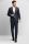 Blue checkered wool jacket drop four short by vitale barberis canonico