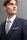 Abito extra slim fit digel blu micro disegno lana stretch