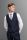 Abito extra slim fit digel blu micro disegno lana stretch