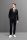 Abito extra slim fit digel nero micro disegno stretch