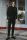 Abito extra slim fit digel nero micro disegno stretch