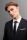 Abito extra slim fit digel nero micro disegno stretch