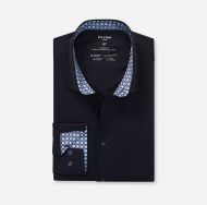 Dark blue jersey Olymp shirt no ironing