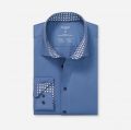 Light blue modern fit jersey shirt