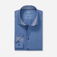 Camicia azzurra in jersey modern fit 