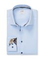 Light blue olymp slim fit stretch cotton oxford shirt
