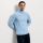 Extra fine merino wool turtleneck sweater light blue by Olymp