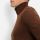 Maglione dolcevita marrone olymp in lana merino extra fine