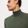 Maglione dolcevita verde olymp in lana merino extra fine