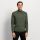 Maglione dolcevita verde olymp in lana merino extra fine