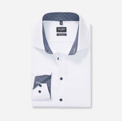 Camicia bianca olymp climate control modern fit