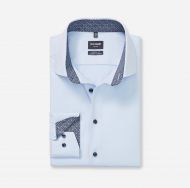 Light blue shirt with olymp climate control modern fit