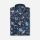 Olympic shirt in organic cotton with modern fit floral pattern