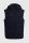Blue sleeveless gilet by Cavani with removable hood