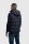 Blue sleeveless gilet by Cavani with removable hood
