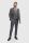 Gray tweed suit with waistcoat cavani