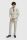 Beige tweed suit with vest cavani