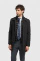 Trench coat Cavani made of technical fabric with a detachable bib in two colors.