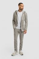 Abito cavani in jersey tortora slim fit