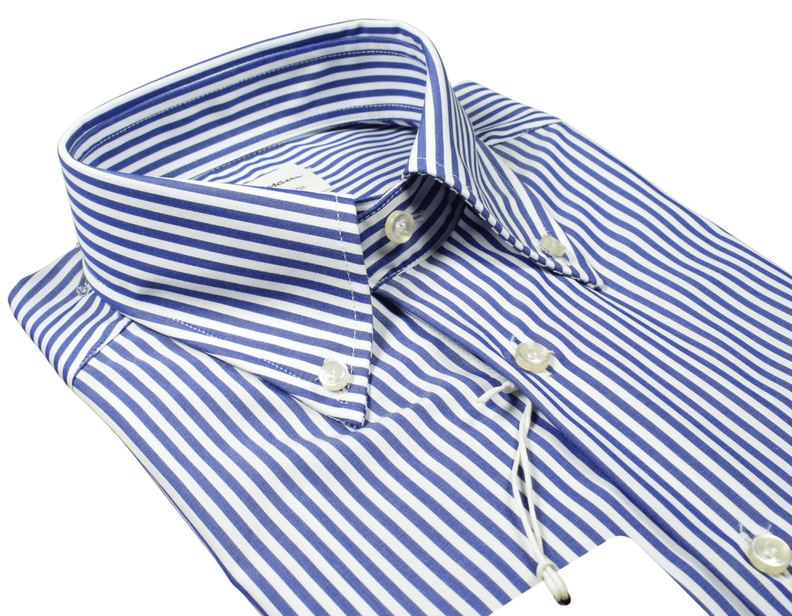 Ingram regular fit blue striped shirt cotton no ironing