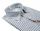 Camicia pancaldi regular fit a righe blu collo button down