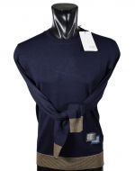 Paricollo moda blu pyke studio in viscosa