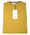 Ocher lambswool crew neck pyke studio modern fit