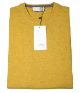 Girocollo in lambswool ocra pyke studio modern fit