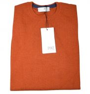 Girocollo in lambswool ruggine pyke studio modern fit