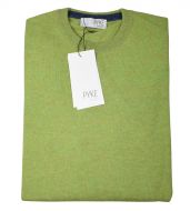 Girocollo in lambswool verde chiaro pyke studio modern fit