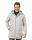 Waterproof parka adimari with removable hood