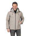 Adimari padded jacket with straight bottom and hood