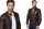 Brown aged calf leather jacket talents