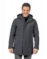 Giaccone parka blu adimari con cappuccio staccabile