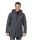 Giaccone parka blu adimari con cappuccio staccabile