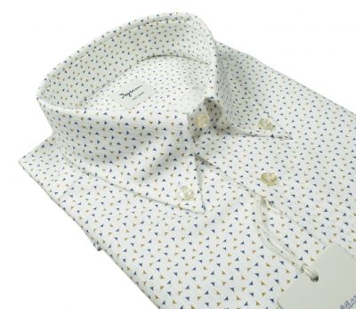 Camicia ingram regular fit in cotone stampato button down