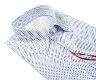 Camicia pancaldi regular fit in cotone stampato